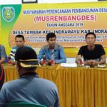 Desa Tambak Indramayu Gelar Musyawarah Perencanaan Pembangunan Desa Tahun 2019