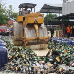 Polres Indramayu Musnahkan Barang Bukti Pekat