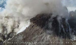 Ilustrasi Guguran lava Gunung Merapi Jawa Tengah