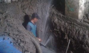 Pemeliharaan Jalur Pipa PDAM Di Jalan Siliwangi Paoman Indramayu