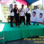 Erwanto, SE Ketua Timsus 1901 Juara, 2000 Massa Ikuti Jalan Santai Di Gor Singalodra