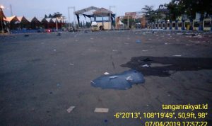 Miris KPUD Indramayu Gelar Sosialisasi Tinggalkan Sampah
