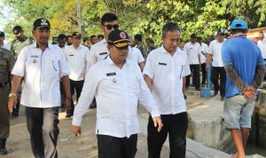 Bupati Supendi, Sidak Sungai Cipelang, Terkait Distribusi Air Bagi Petani