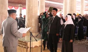 Bupati Supendi lantik 201 kepala SDN dan SMPN