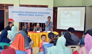 Pertamina Gulirkan Program CSR Layanan Kesehatan Berbasis Bank Sampah