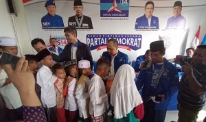 DPC Partai Demokrat Kabupaten Indramayu Peringati HUT Partai Demokrat Ke 18, Santuni Anak Yatim