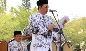 Plt.Bupati Taufik Hidayat, Pimpin Upacara HGN Dan HUT PGRI.