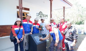 General Manager RU VI Balongan Nur Qadim, Resmikan Gedung Si Bumi Sebagai Edukasi Mangrove