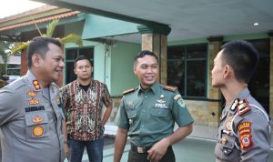 Kapolres Indramayu, Kunjungi Kodim 0616 Dan Kejaksaan Negeri Indramayu.