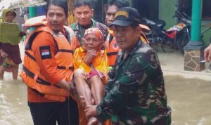 Tiga Sungai Meluap, Empat Kecamatan Di Indramyu Terendam Banjir