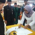 KPU Indramayu Lantik 155 Anggota PPK Dari 31 kecamatan