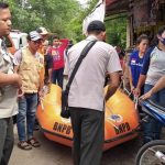 Elang Endi Kusuma Terjatuh Saat Mangcing Di Sungai Cimanuk