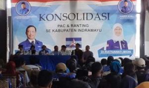 DPC Demokrat Indramayu Adakan Rapat Konsolidasi Bersama Pengurus PAC dan Ranting Se-Kabupaten Indramayu.
