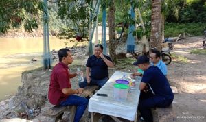Berakhir Pekan di Lubang Kolam, Kajari Kampar Dukung Kades Merangin Kembangkan Objek Wisata Ini