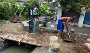 Diduga Proyek Siluman Di Kalisapton Perbatasan Desa Puntang Jangga.