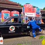 FSPPB Peduli Covid-19 Bagikan Fasilitas Cuci Tangan Portable Disejumlah Fasilitas Umum Di Indramayu