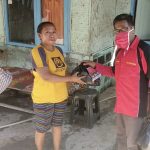Cegah Covid-19, SNT Indramayu Semprot Disinfektan di Perumahan Nelayan