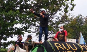 Orasi Ketum SP-PBB Dalam Demo Tolak RUU HIP: Bikin Merinding
