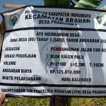 Desa Pranggong Realisasikan Anggaran Dana Desa Tahap 1 Untuk Pembangunan Jalan