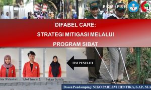 3 Mahasiswa Untag Banyuwangi, Rumuskan Penelitian Difabel Care