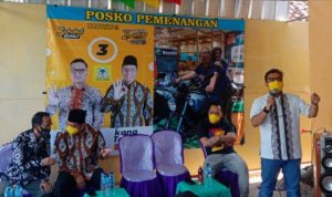Daniel-Taufik Resmikan Posko Pemenangan Relawan Laskar 03