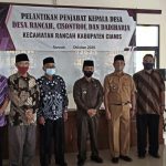 Pjs Kepala Desa Dadiharja Dilantik Camat Rancah Yang Kedua Kalinya