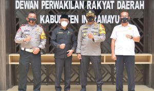 Jaga Kamtibmas Kapolres Indramayu Bersama Forkompimda Silaturahmi Ke Berbagai Instansi