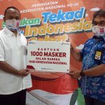 Menyambut Hari Kesehatan Nasional, Pertamina Bantu 1000 Masker Batik Mangrove
