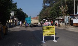 Polsek Gantar Bersama TNI dan Sat Pol PP Kecamatan Gantar Laksanaan Kegiatan Operasi Yustisi Pendisipilan Masyarakat