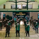 Pimpinan Cabang GP Ansor Indramayu Ikuti Apel Kebangsaan Banser Nasional Secara Virtual