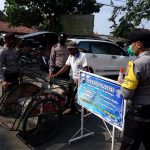 Polsek Indramayu Jajaran Polres Indramayu Polda Jabar Bersama Koramil dan Satpol PP Laksanan Giat Ops Yustisi