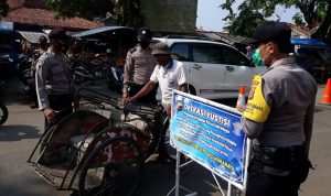 Polsek Indramayu Jajaran Polres Indramayu Polda Jabar Bersama Koramil dan Satpol PP Laksanan Giat Ops Yustisi