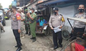 Gelar Ops Yustisi, Polsek Kedokanbunder jajaran Polres Indramayu bersama TNI dan Pol PP jaring 19 pelanggar protokol kesehatan