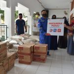 Pertamina Peduli COVID-19 Distribusikan Sembako Untuk  Warga Terpapar  Di Indramayu