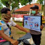 Polsek Balongan Polres Indramayu Polda Jabar bersama TNI dan Pol PP Kembali Gelar Ops Yutisi