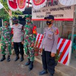 Jaga Kondusifitas Pasca Natal 2020 dan Jelang Tahun 2021, Personel Polsek Gabuswetan Jajaran Polres Indramayu Bersama Koramil Gabuswetan Masih Tempati Pos Pengamanan Nataru