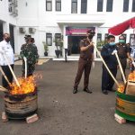 Kejari Indramayu Musnahkan BB dari Hasil Tindak Kejahatan