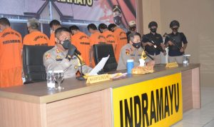 Polres Indramayu Adakan Press Release Ungkap Kasus Pemerasan