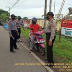 Tingkat Kesadaran Masyarakat terhadap Prokes 3M, Polsek Kedokanbunder Jajaran Polres Indramayu Bersama Koramil dan Satpol PP Kembali Gelar Ops Yustisi