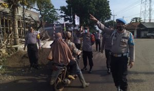 Tiga Pilar Kecamatan Gantar Laksanakan Ops Yustisi Dalam Rangka PSBM