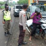 Polsek Terisi Bersama Petugas Gabungan Gelar Ops Yustisi Prokes di Jalan Rajasinga
