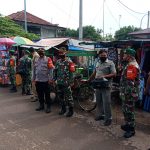 Sedikitnya Ada 15 Pelanggar Prokes Terjaring, Dalam Ops Yustisi Tiga Pilar Sukagumiwang di Pasar Tumpah Desa Bondan