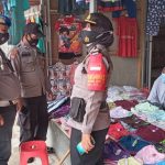 Patroli Dialogis Kanit Binmas Polsek Jatibarang Himbau Pedagang & Pengunjung Pasar Terapkan Prokes