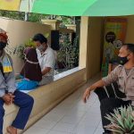 Polsek Arahan Laksanakan Giat Silaturahmi dan Himbauan Prokes 3M kepada Masyarakat