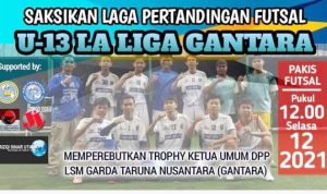 GFC Adakan Turnamen Futsal Piala Ketum LSM Gantara