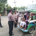 Dalam Ops Yustisi Polsek Karangampel Sosialisasikan Prokes 5M