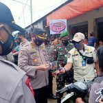 Polsek Jatibarang Laksanakan Giat Ops Yustisi dan Bagikan Masker