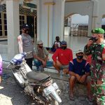 Bhabinkamtibmas Polsek Kedokanbunder Giat PPKM Mikro Bersama Gugus Tugas Covid-19 Desa Cangkingan