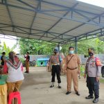 Kapolsek Karangampel Gelar Giat  Pengamanan Pemberian Vaksin  Tahap II