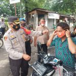 Kapolsek Lohbener, Kita Bagikan Masker